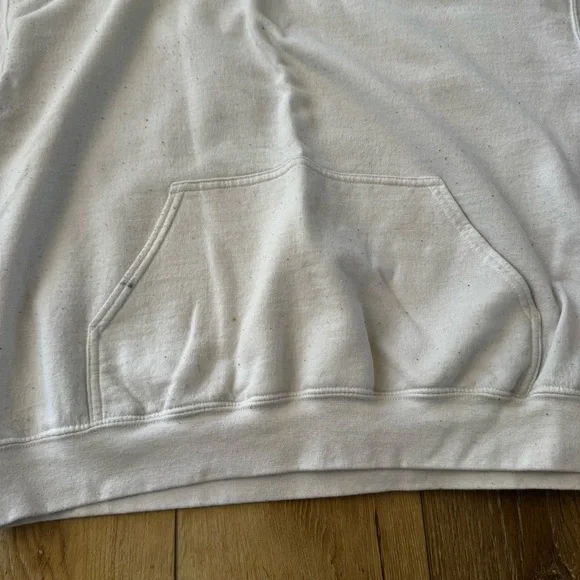 Rick & Morty white long-sleeved hoodie with colorful graphic front pocket, XL. - Picture 5 of 12